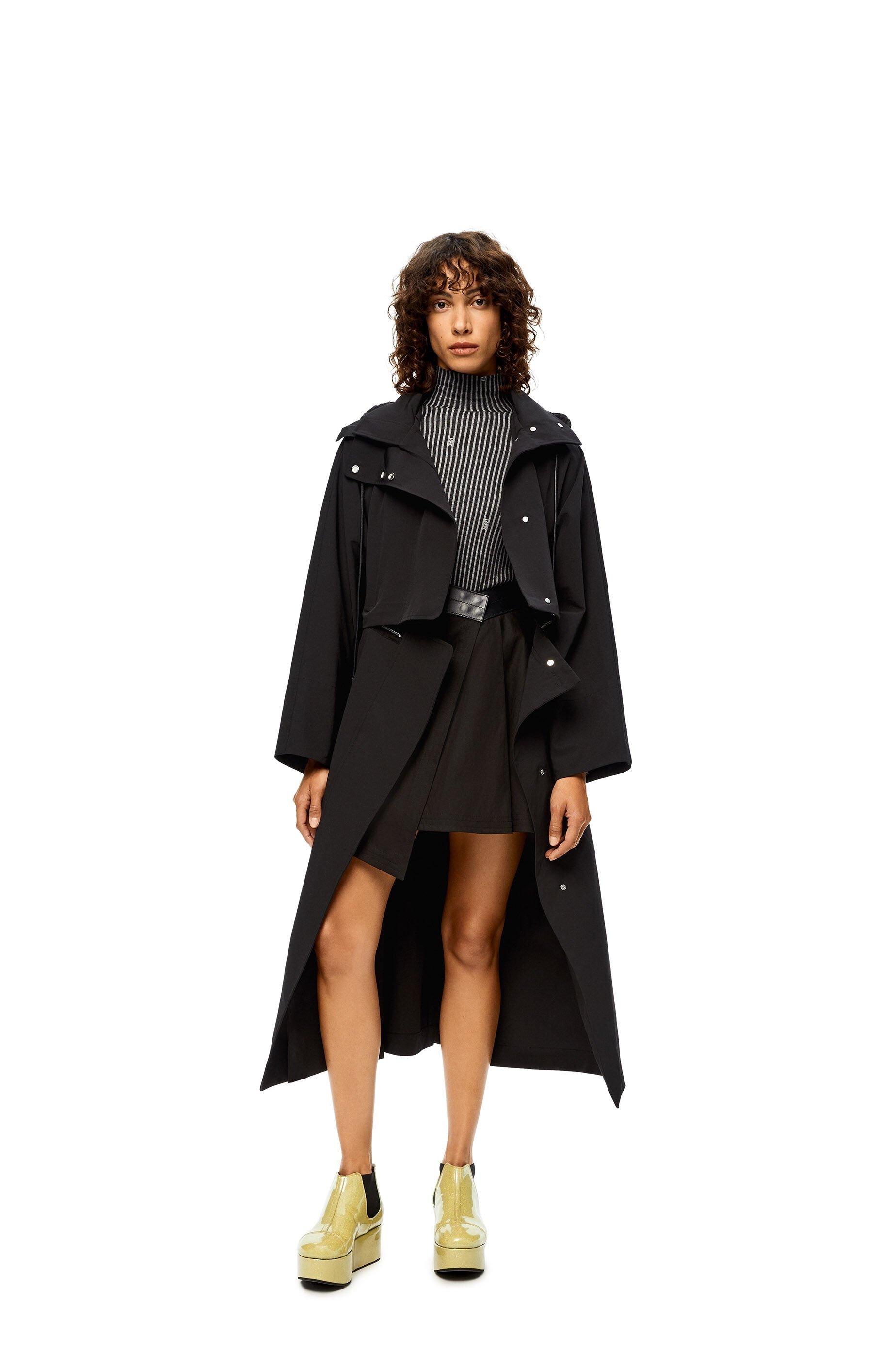Loewe Irregular Skirt In Black