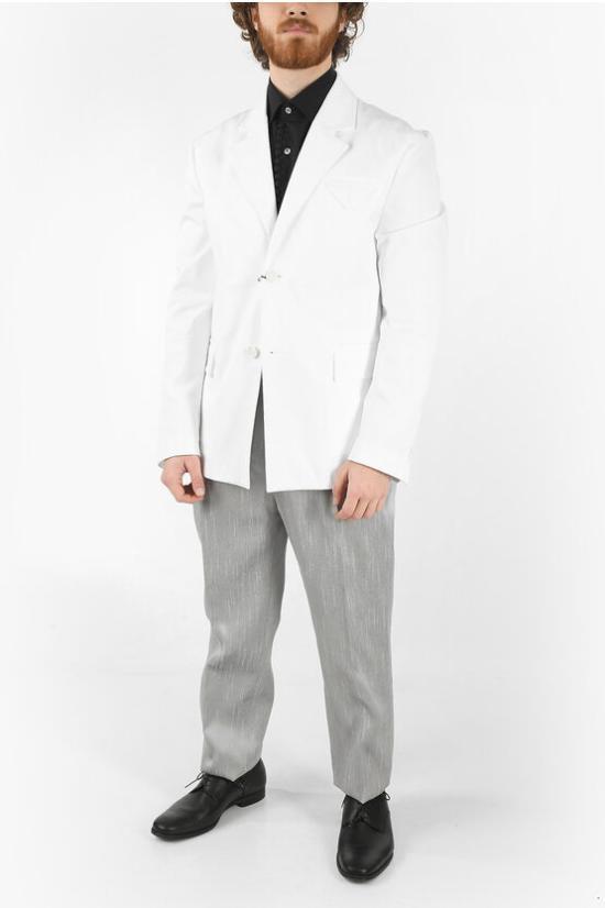 Bottega Veneta Long-sleeved Jacket In White