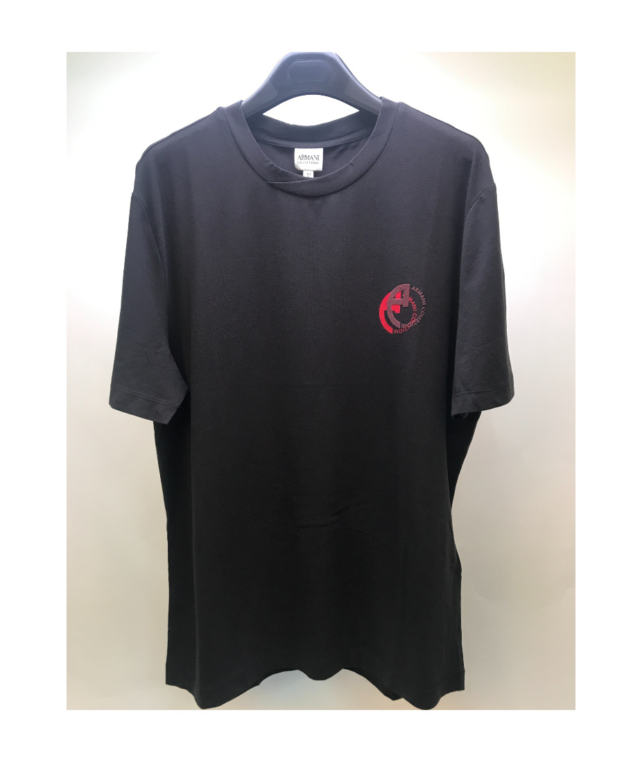 ARMANI COLLEZIONI LOGO DETAILS SHORT-SLEEVED T-SHIRT