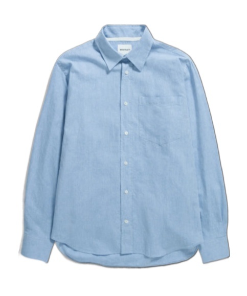 Norse Projects Blue Algot Shirt In Blue