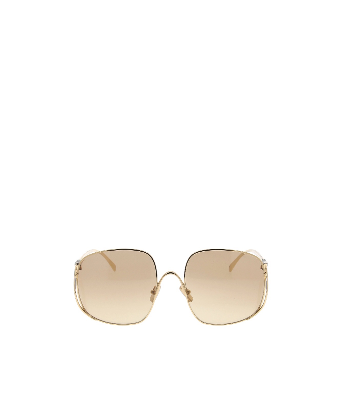 Miu Miu Mu A57s 57mm Gradient Square Sunglasses In Gold