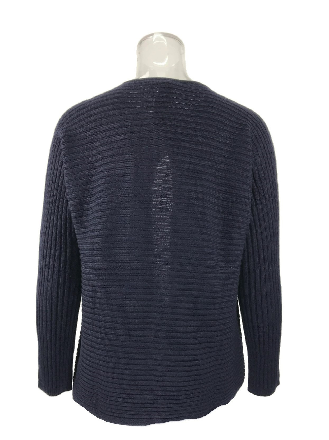 Max Mara Long-sleeved Knitted Cardigan In Black