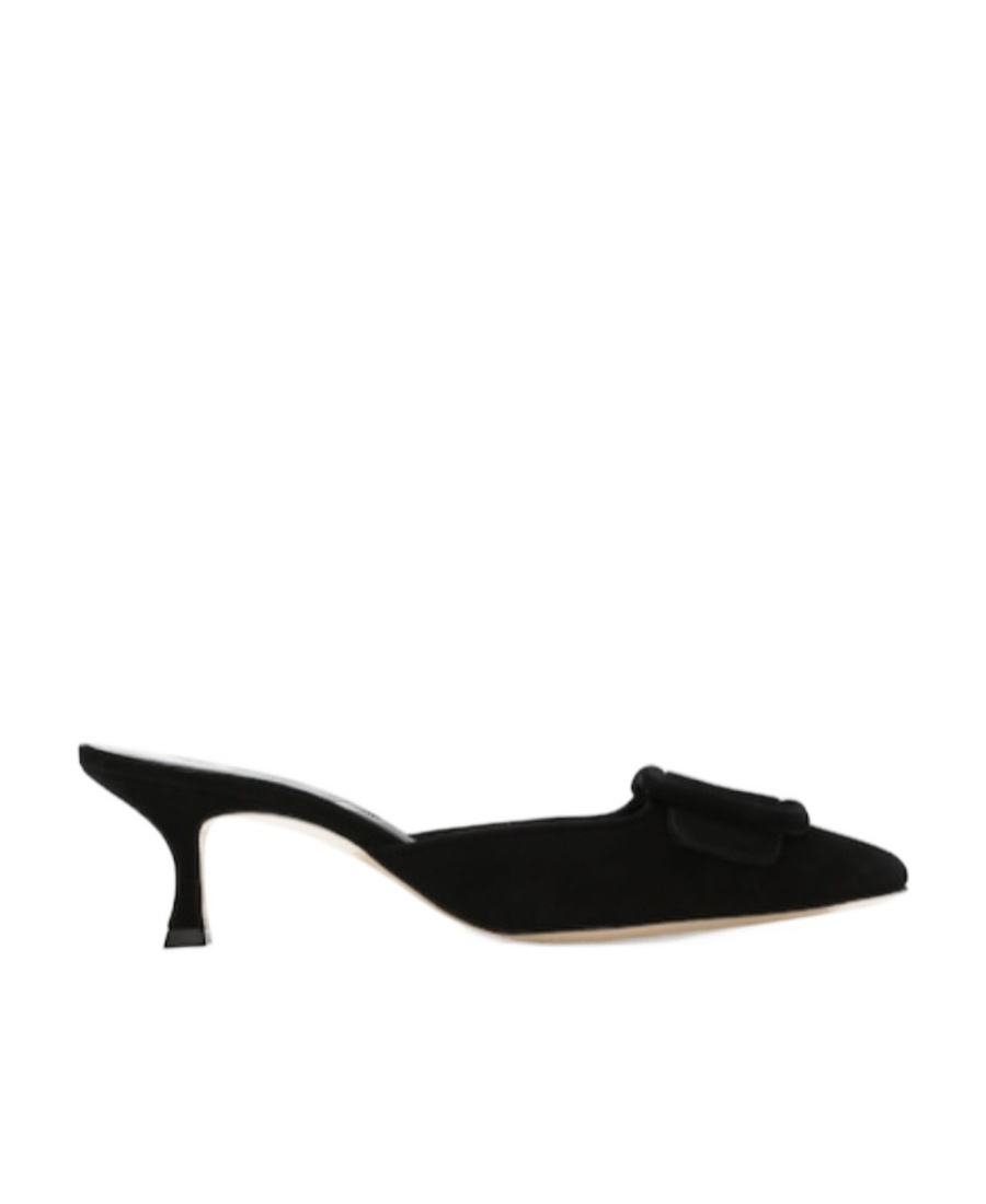 Manolo Blahnik Logo Muller Heels