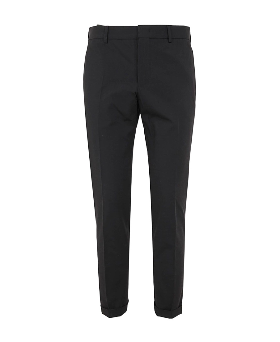 Pt01 Logo Casual Trousers In Black