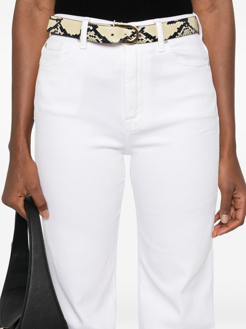 Blue Seven Flared Jeans In White
