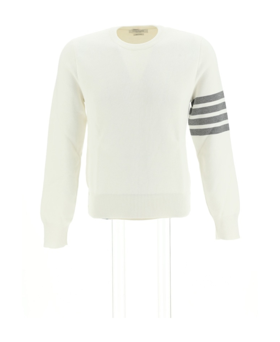 THOM BROWNE THOM BROWNE 4-BAR CREWNECK KNIT JUMPER