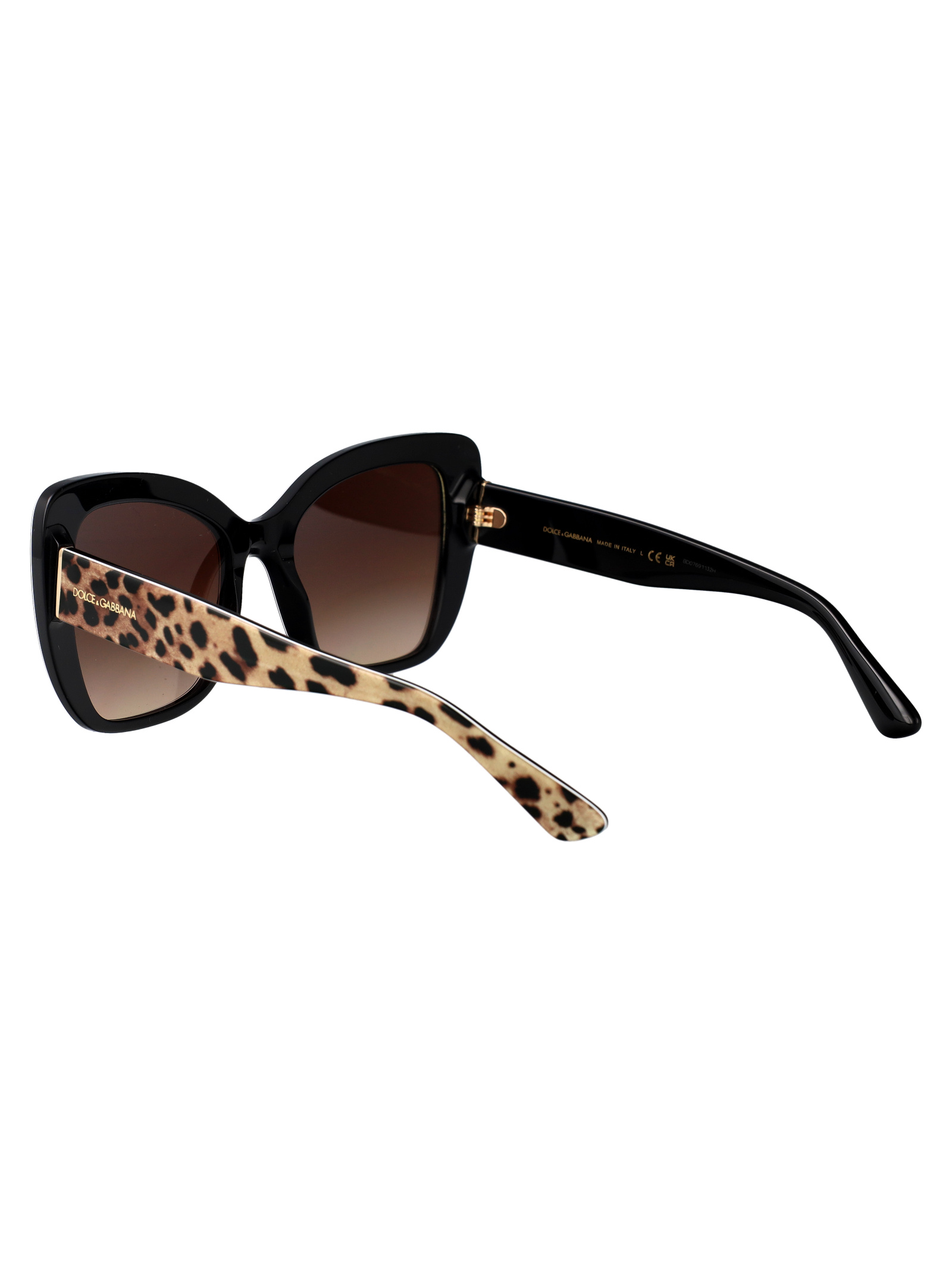 Dolce & Gabbana Print Family Sunglasses In Brown