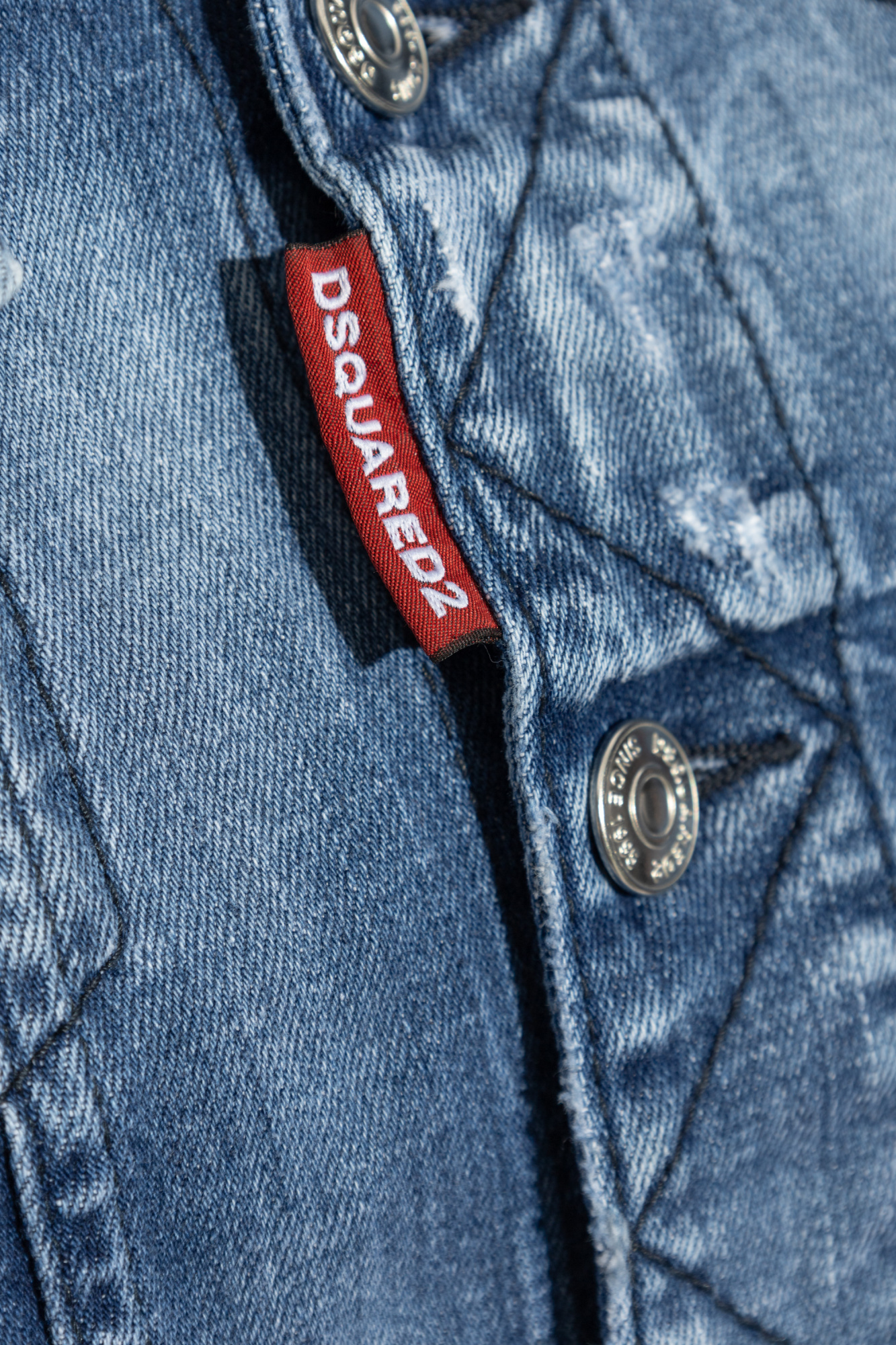 Dsquared2 Classic Denim Jacket In Blue