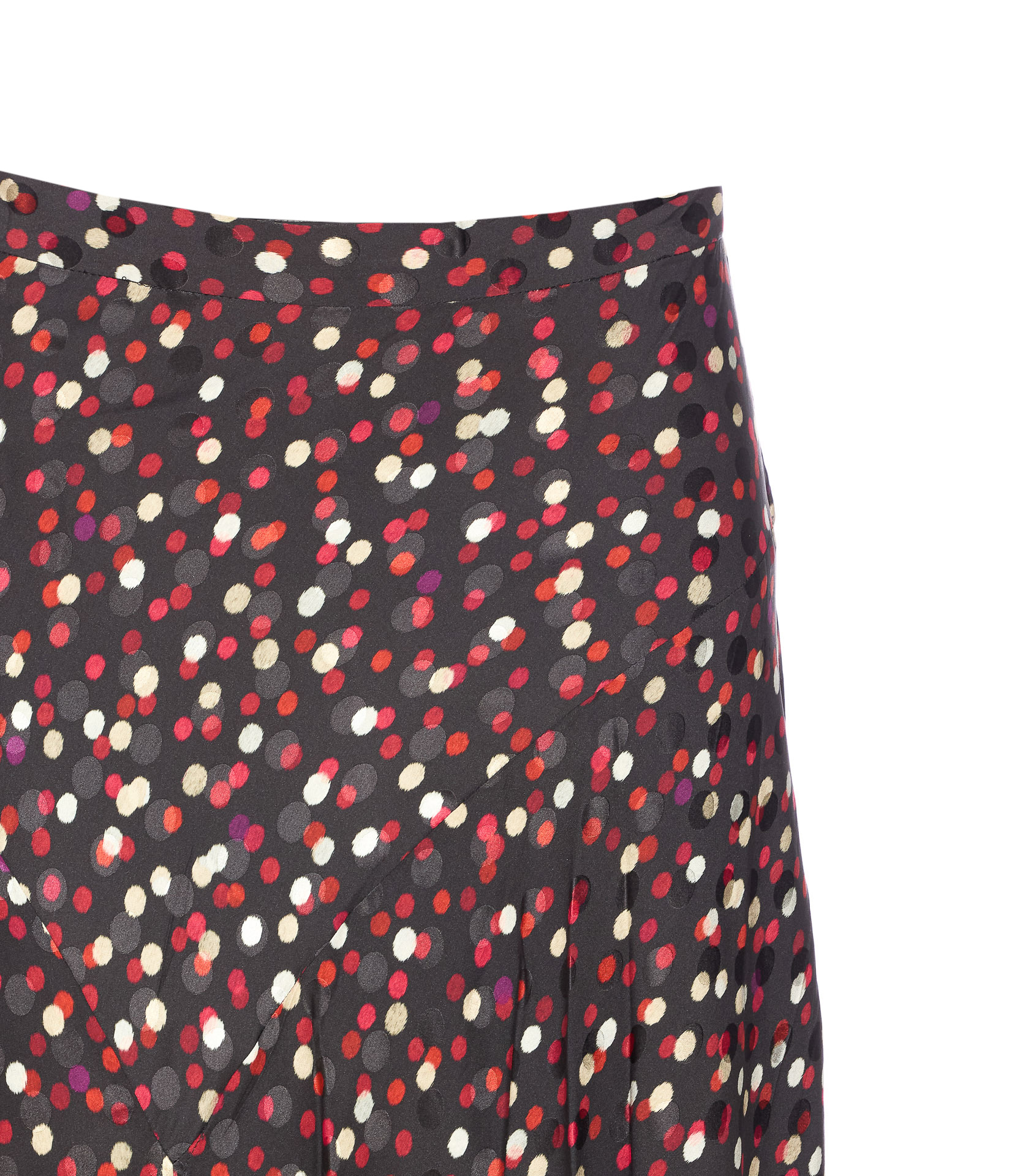 Isabel Marant High Waist Midi Skirt With Split Detail In Purple