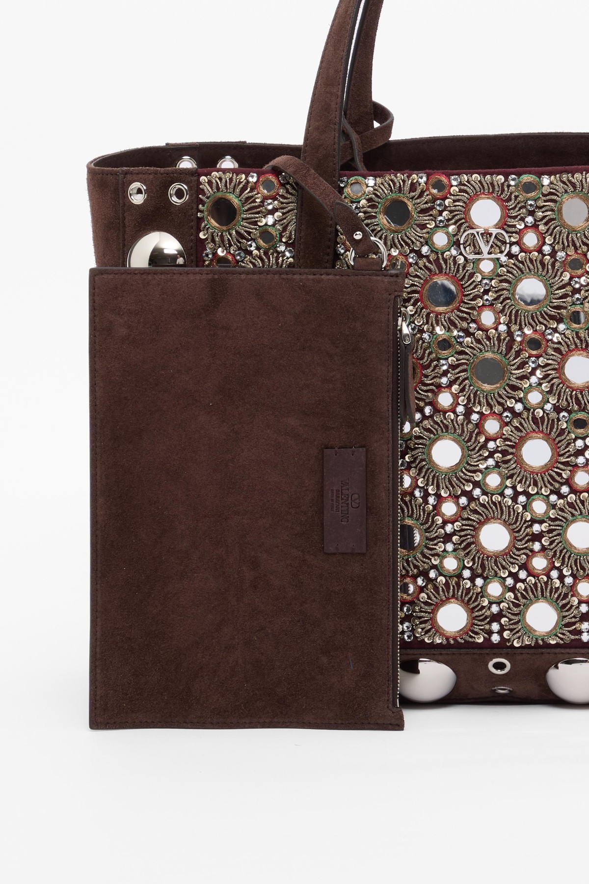 Valentino Patterned Tote Bag In Multi