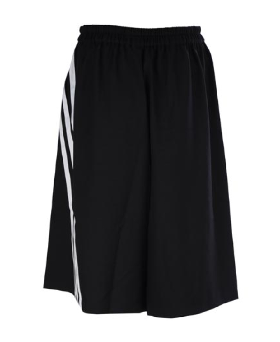 Shop Y-3 Side Stripe Track Shorts In Black
