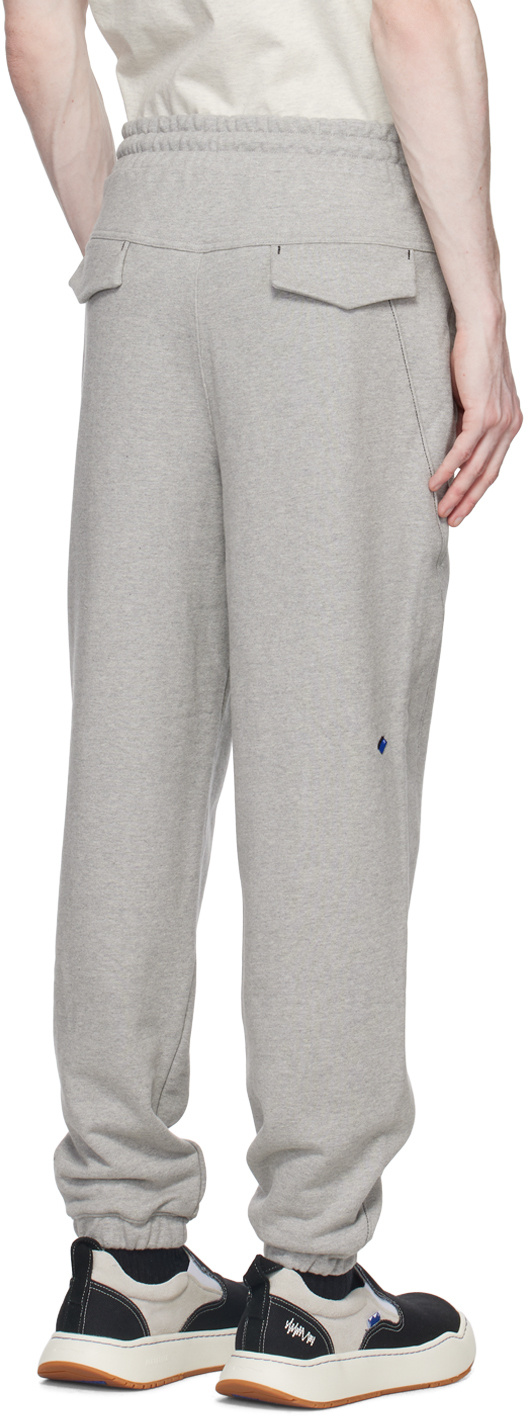 Ader Error Drawcord Elastic Waist Sweatpants In Gray
