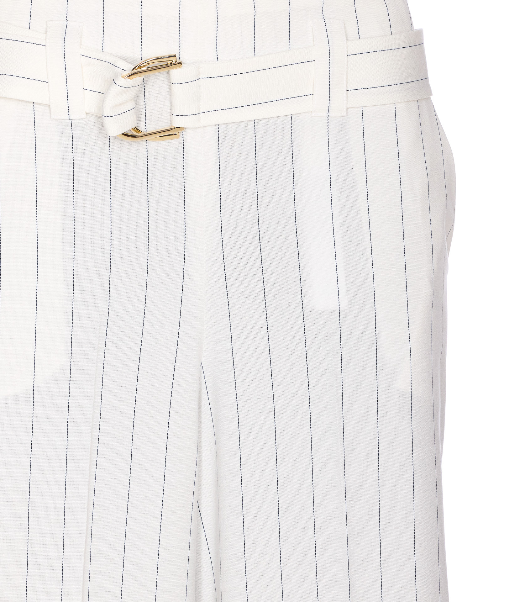 Liu •jo Liu Jo High Waisted Pinstripe Wide Leg Trousers
