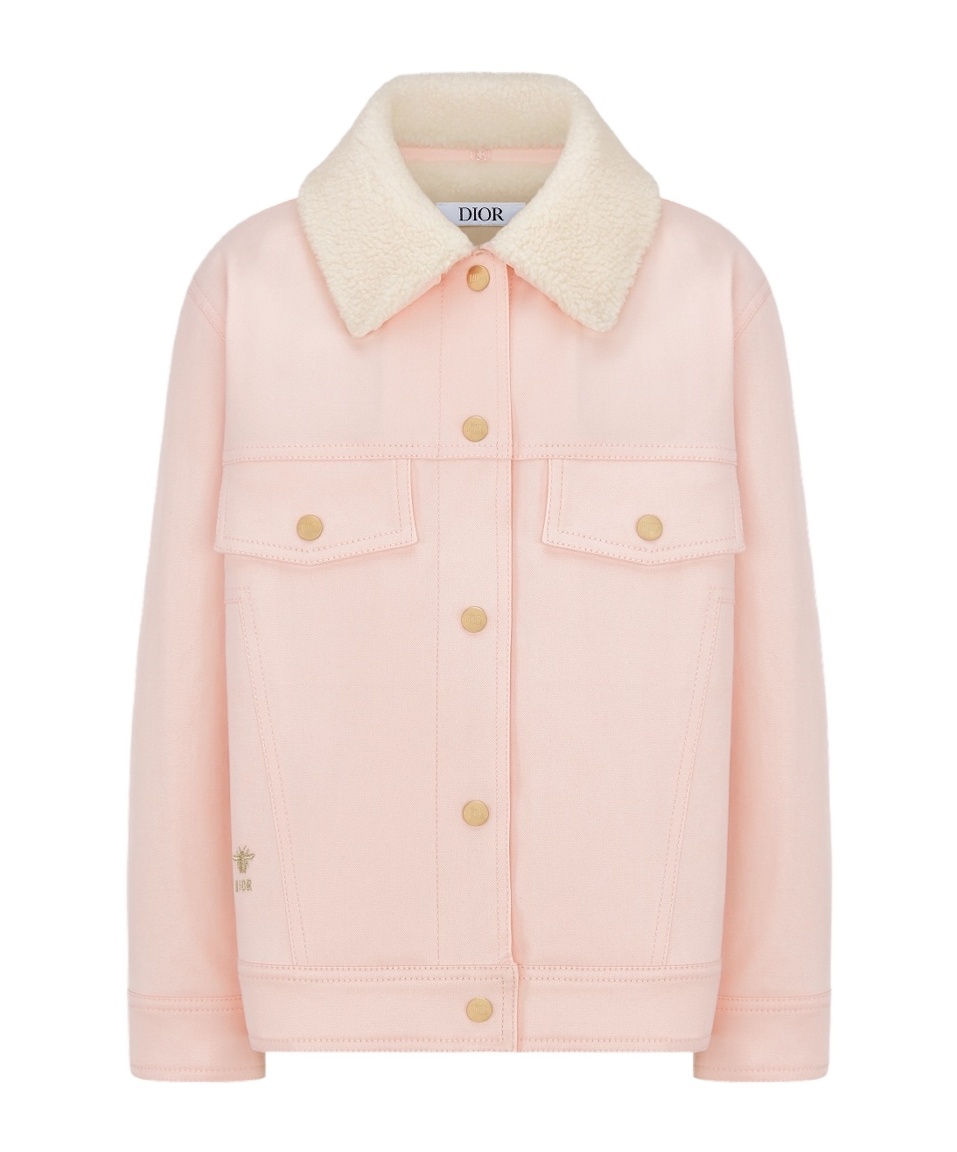 Dior Long Sleeve Jacket In Pink