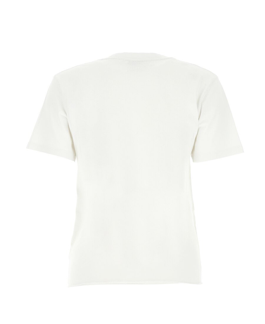 Saint Laurent Guitar Motif T-shirt In White