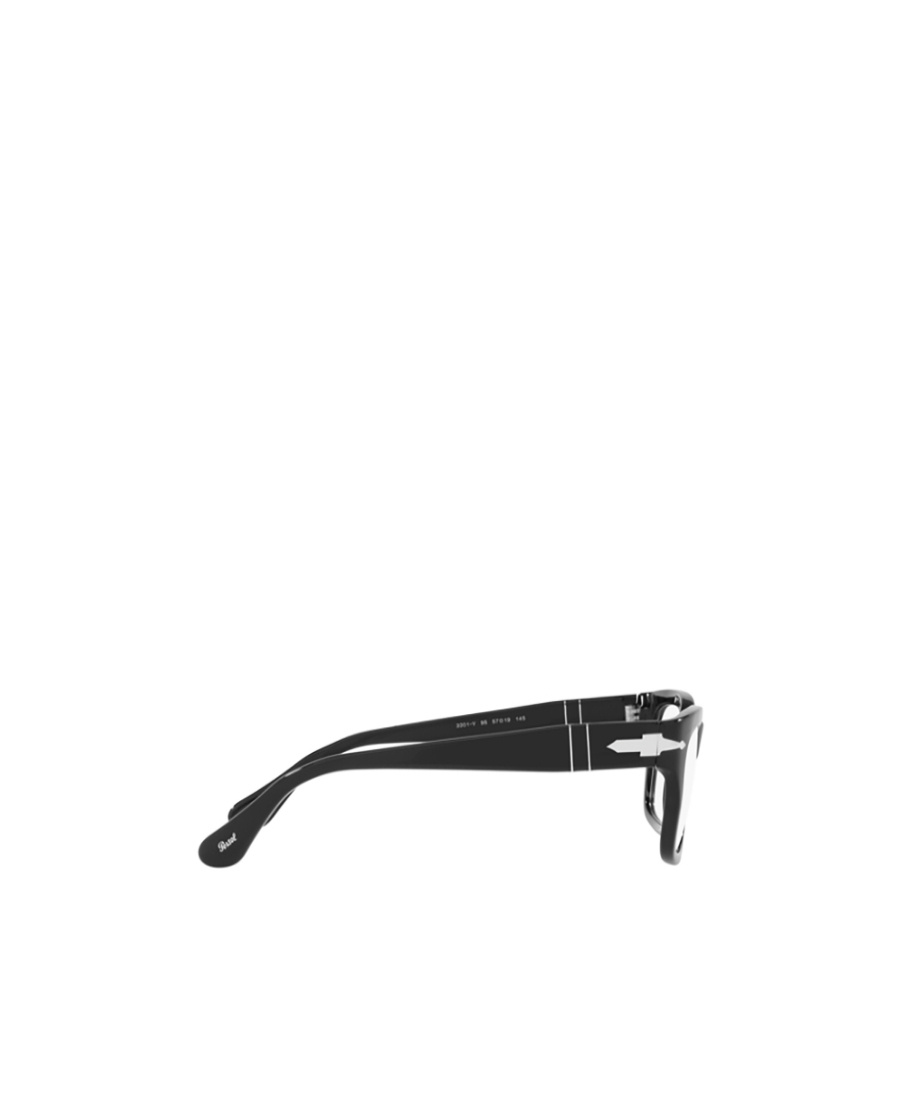 Persol Logo Flat Mirror In Black