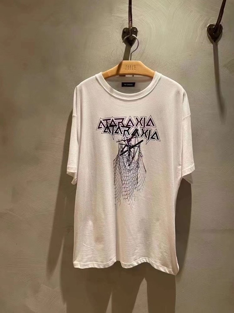 Raf Simons Logo T-shirt In Nude