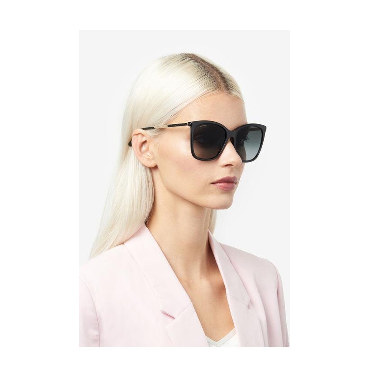 Jimmy Choo Eyewear Square-frame Sunglasses In Black