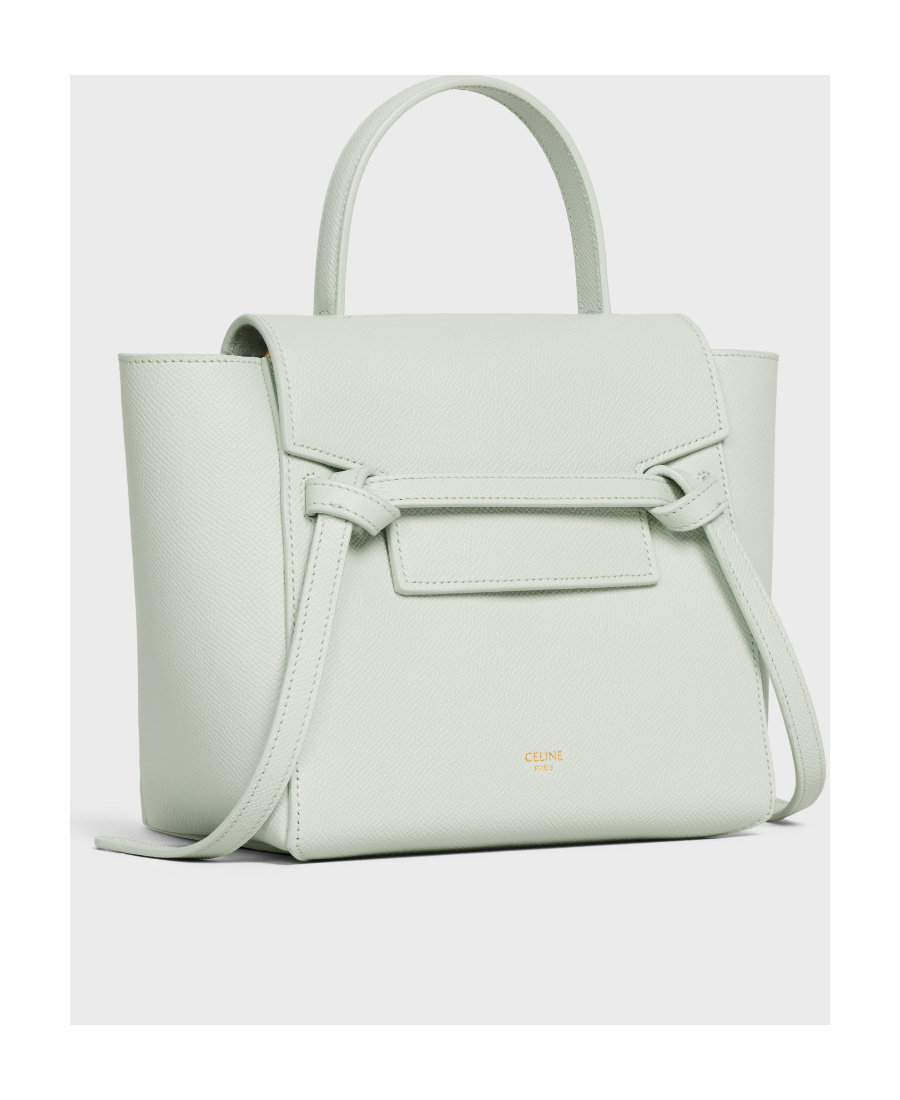 Celine Nano Belt Handbag In Green