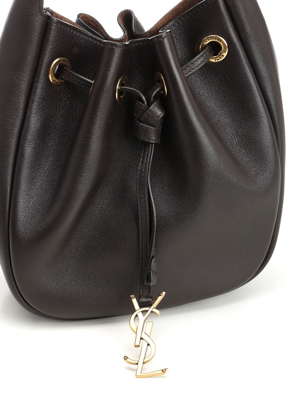 Saint Laurent Supple Bucket Bag In Black