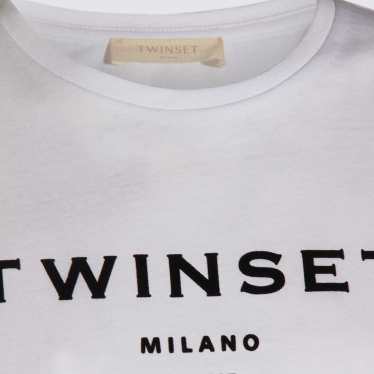 Twinset Logo Print T-shirt In White