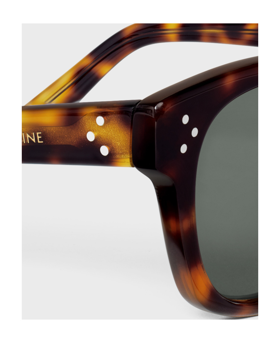 CELINE BLACK FRAME 42 SUNGLASSES IN ACETATE