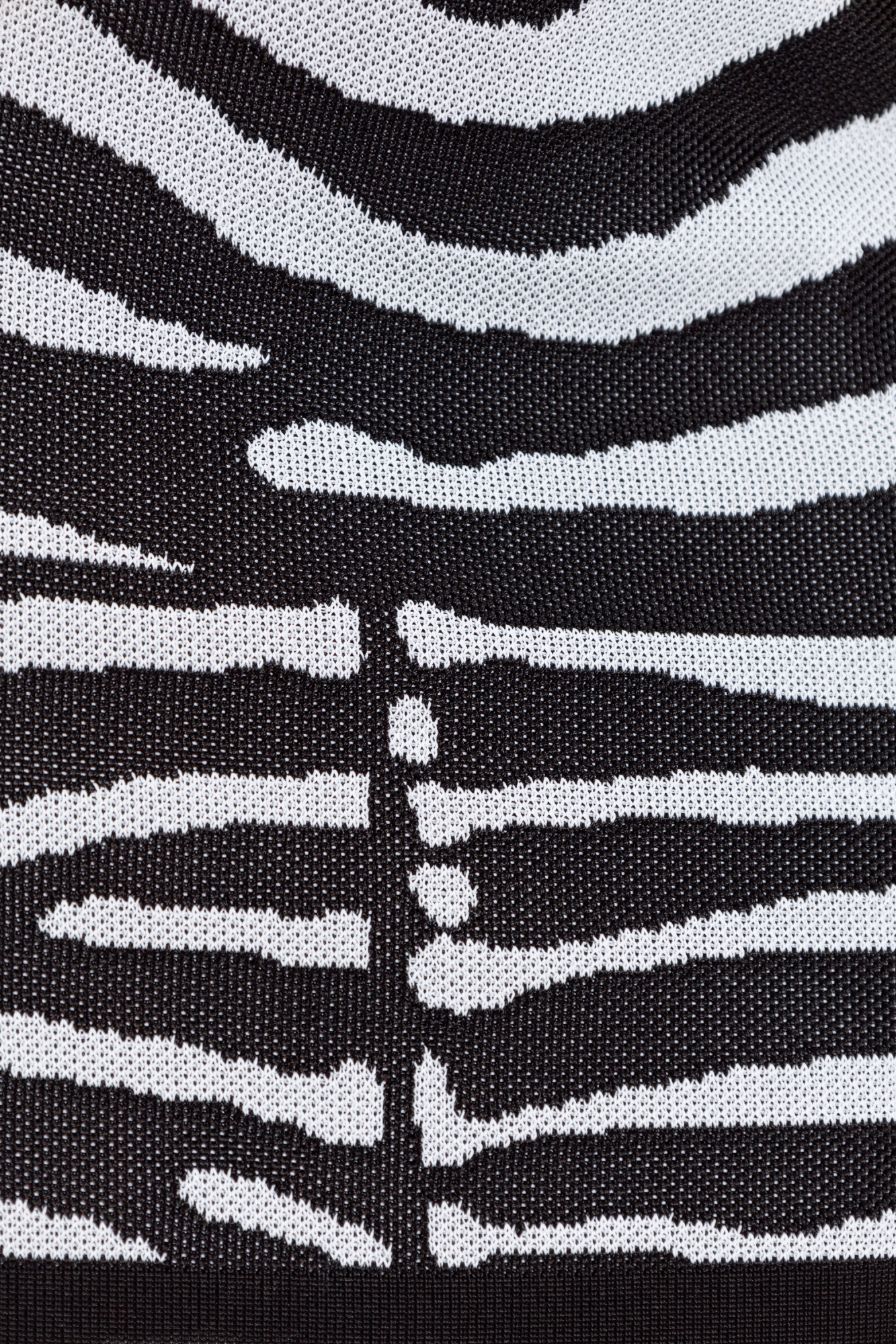 Balmain Zebra-print Cardigan In Black
