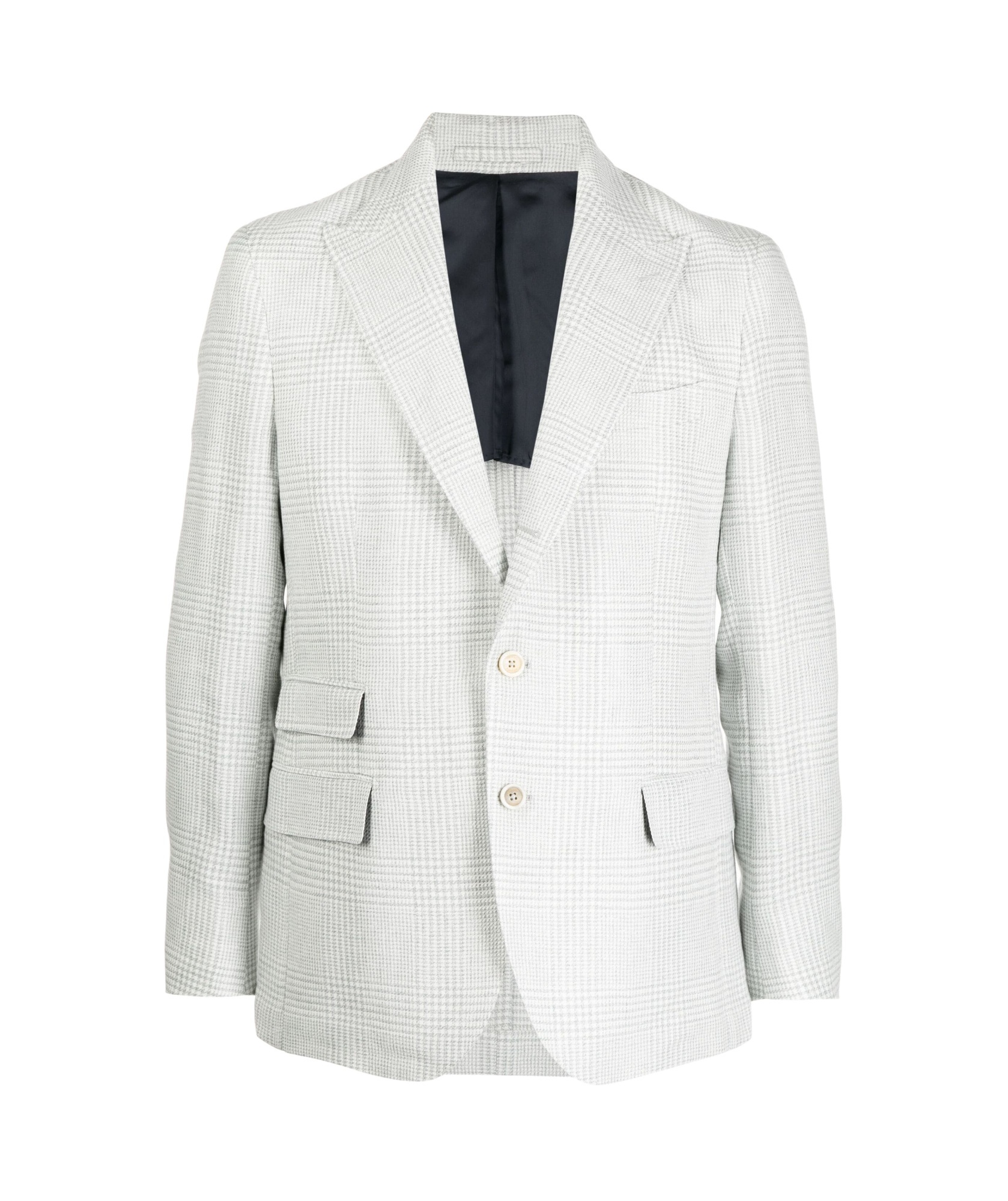 Eleventy Single-breasted Blazer In White