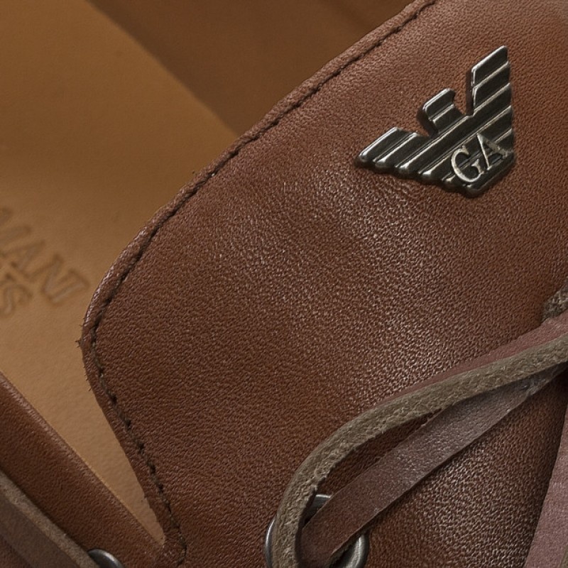 ARMANI JEANS LOGO DETAILS BUSINESS CASUAL SHOES