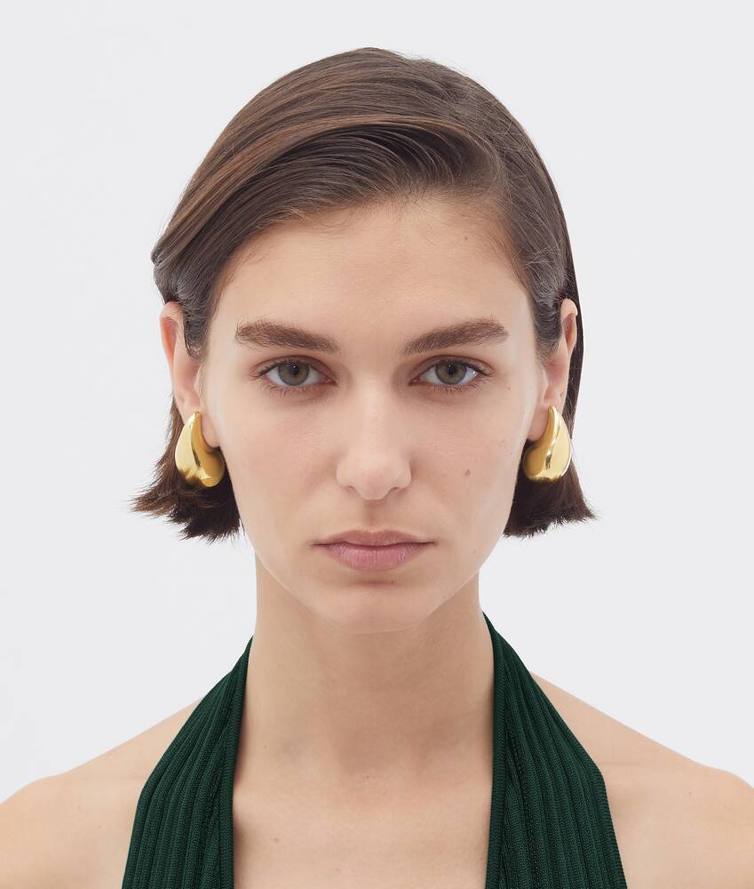 Bottega Veneta Drop Earrings In Yellow