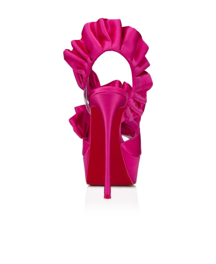 Christian Louboutin Froufrou Alta High-heeled Sandals In Pink
