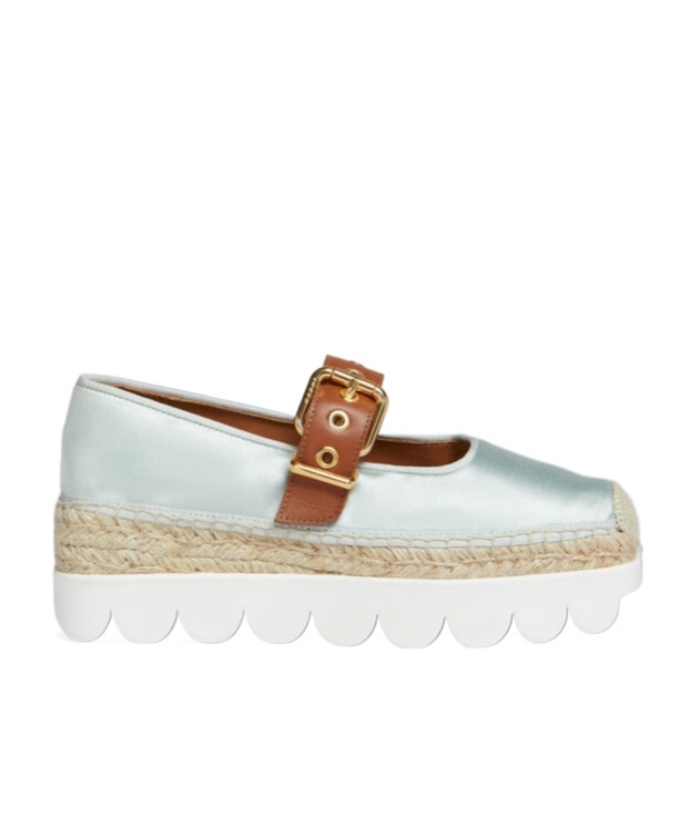 Marni Blue Petal Ballerina Flats In White