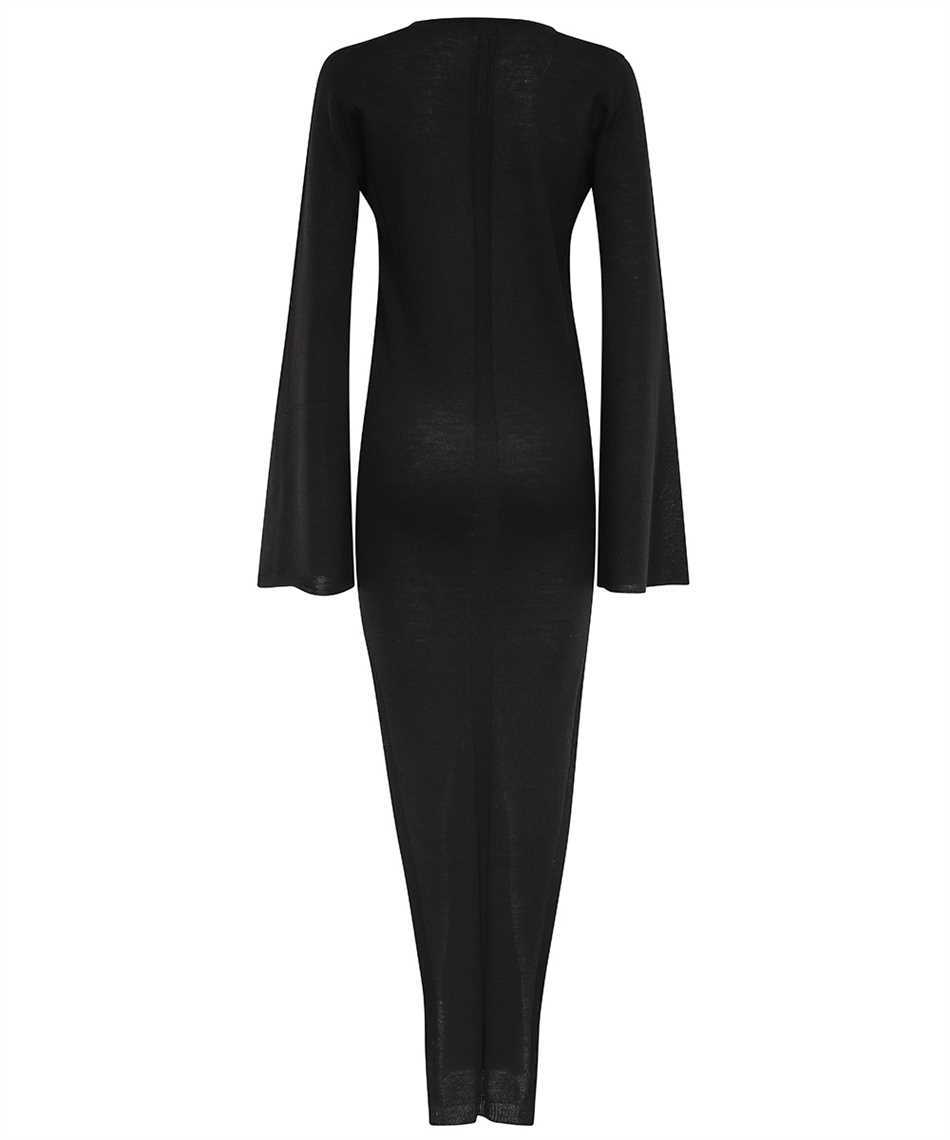 Rick Owens V-neck Dress In Black