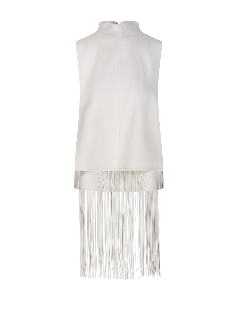 Sportmax Fringe-hem Sleeveless Top
