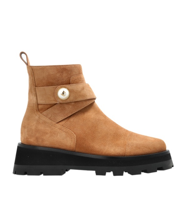 Jimmy Choo Mena Ankle Boots In Sand
