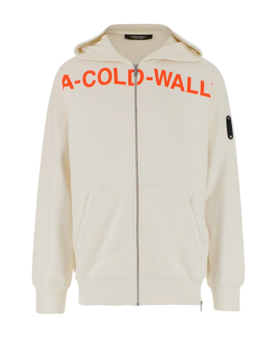 A-cold-wall* Sphere Logo-print Hoodie In White