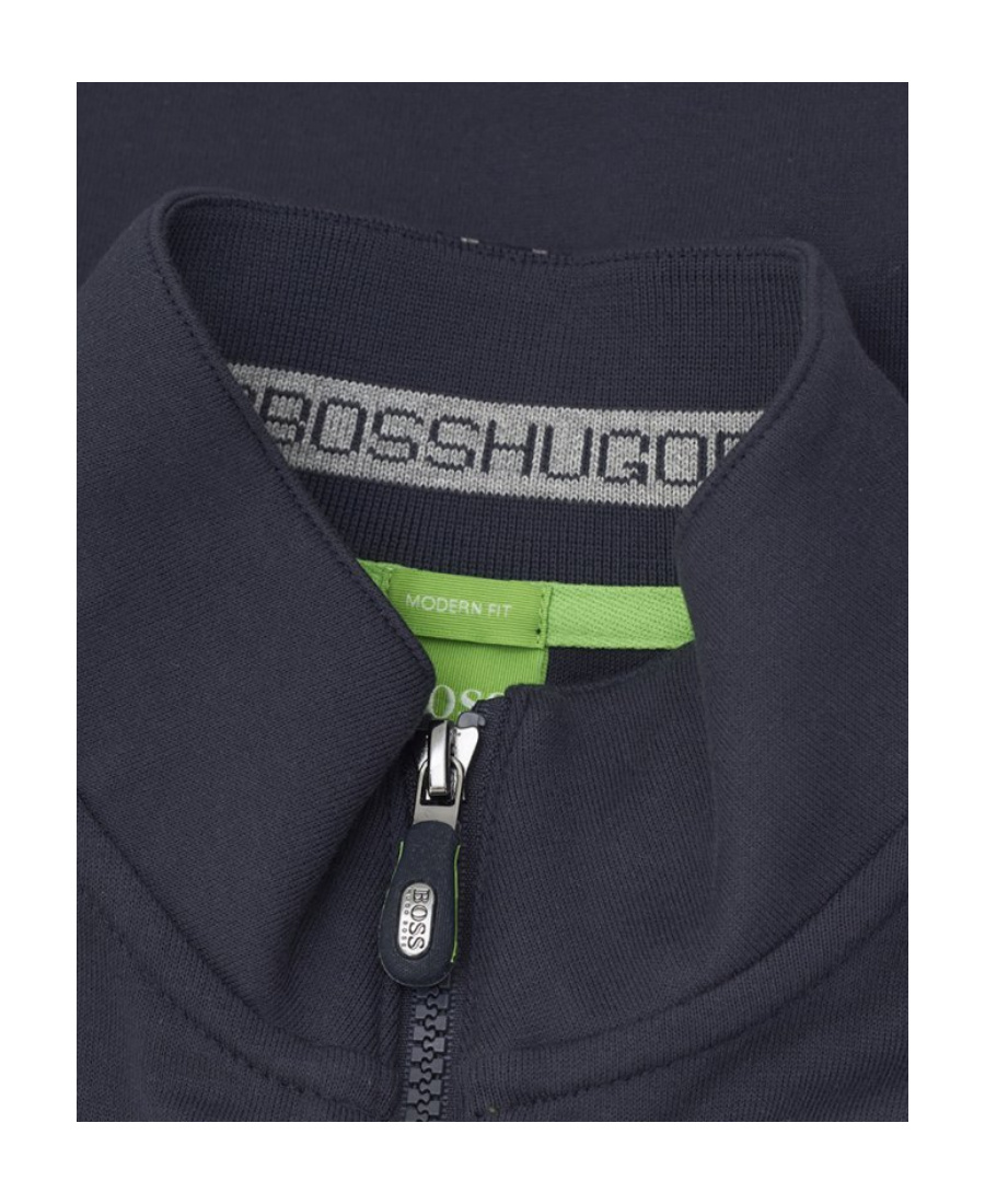 Hugo Boss Logo Details Casual Jacket In Black
