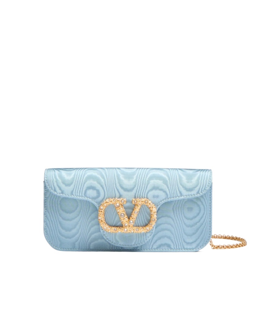 Valentino Flip Shoulder Bag In Blue