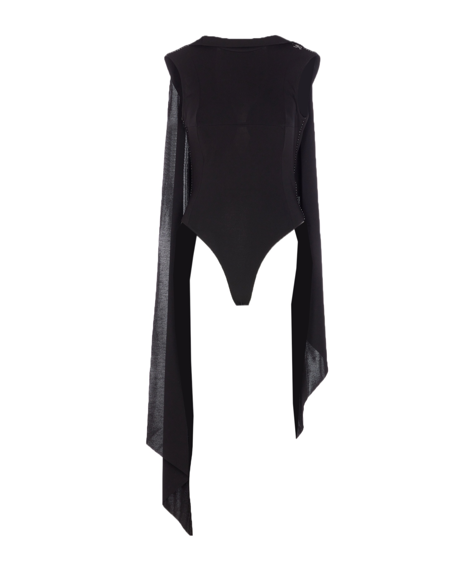 Jean Paul Gaultier Sleeveless Bodysuit In Black