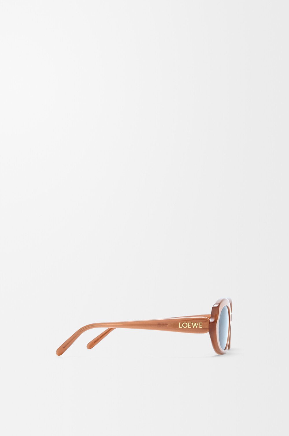 Loewe Occhiali Da Sole Mini Oval Slim In Brown