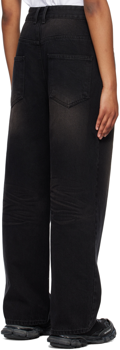 WE11 DONE BELT-LOOP JEANS 