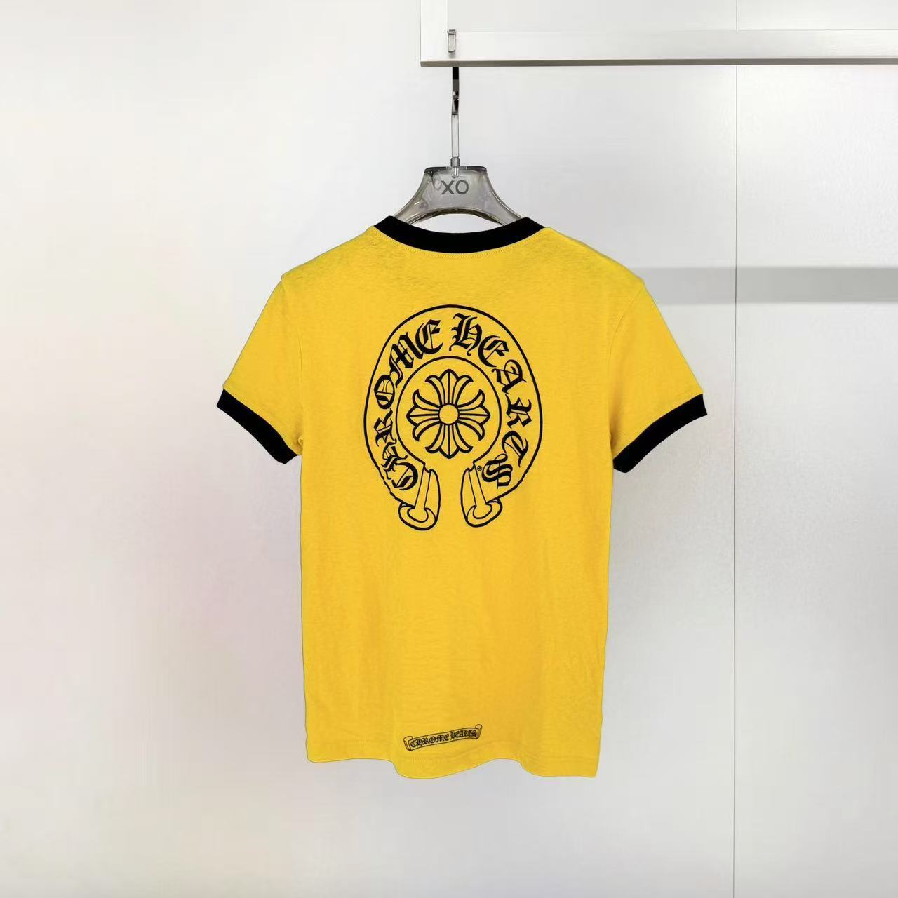 Chrome Hearts Short-sleeved T-shirt In Yellow