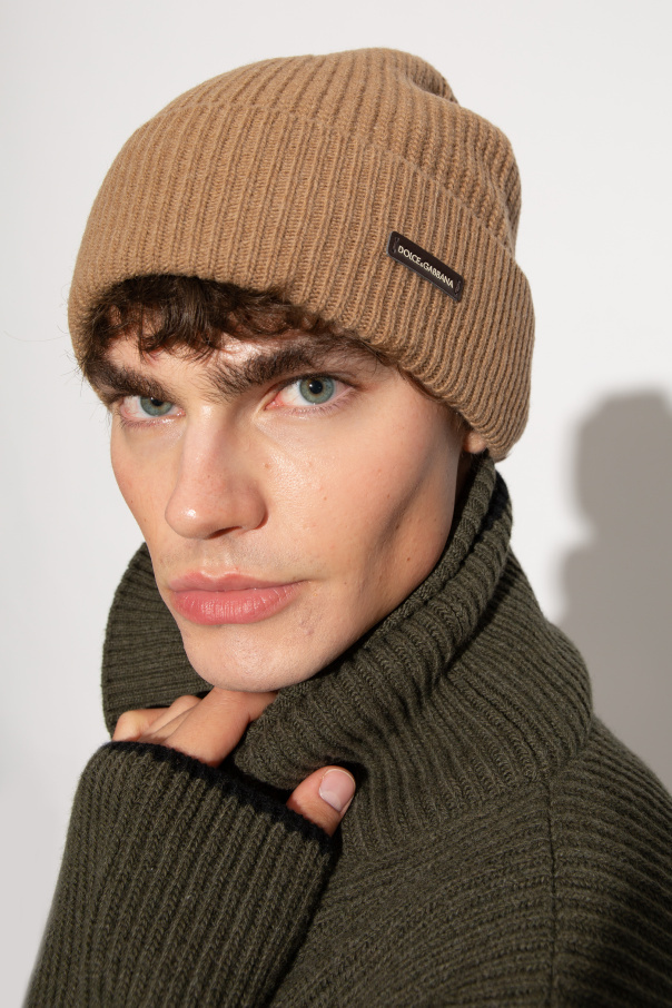 Dolce & Gabbana Logo Hat In Nude