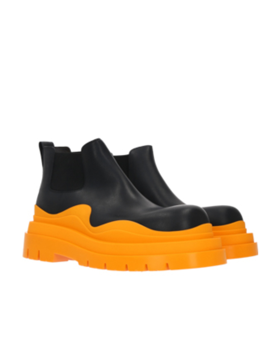 BOTTEGA VENETA RIDGED-SOLE ANKLE BOOTS 