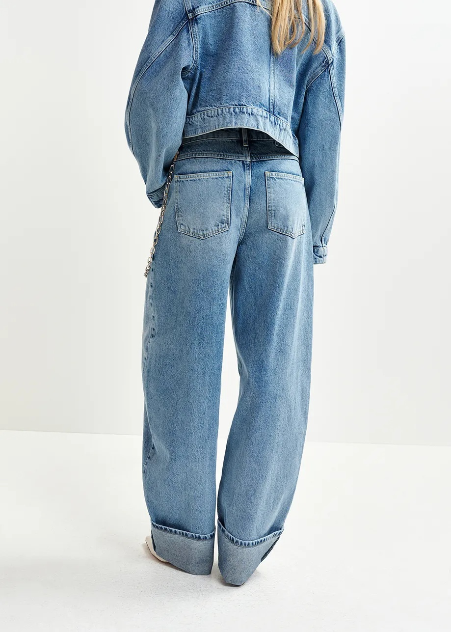 Essentiel Antwerp Huge Jeans In Blue