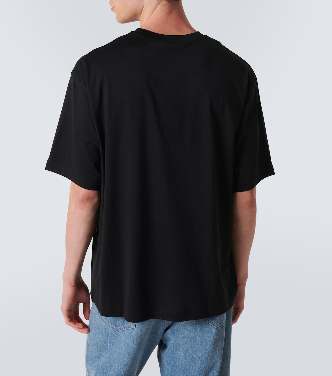 Acne Studios Face Smile Oversize T-shirt In Black