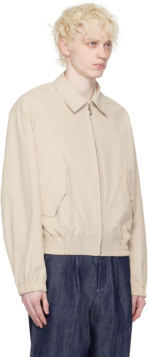 Le 17 Septembre Long-sleeved Casual Jacket In White