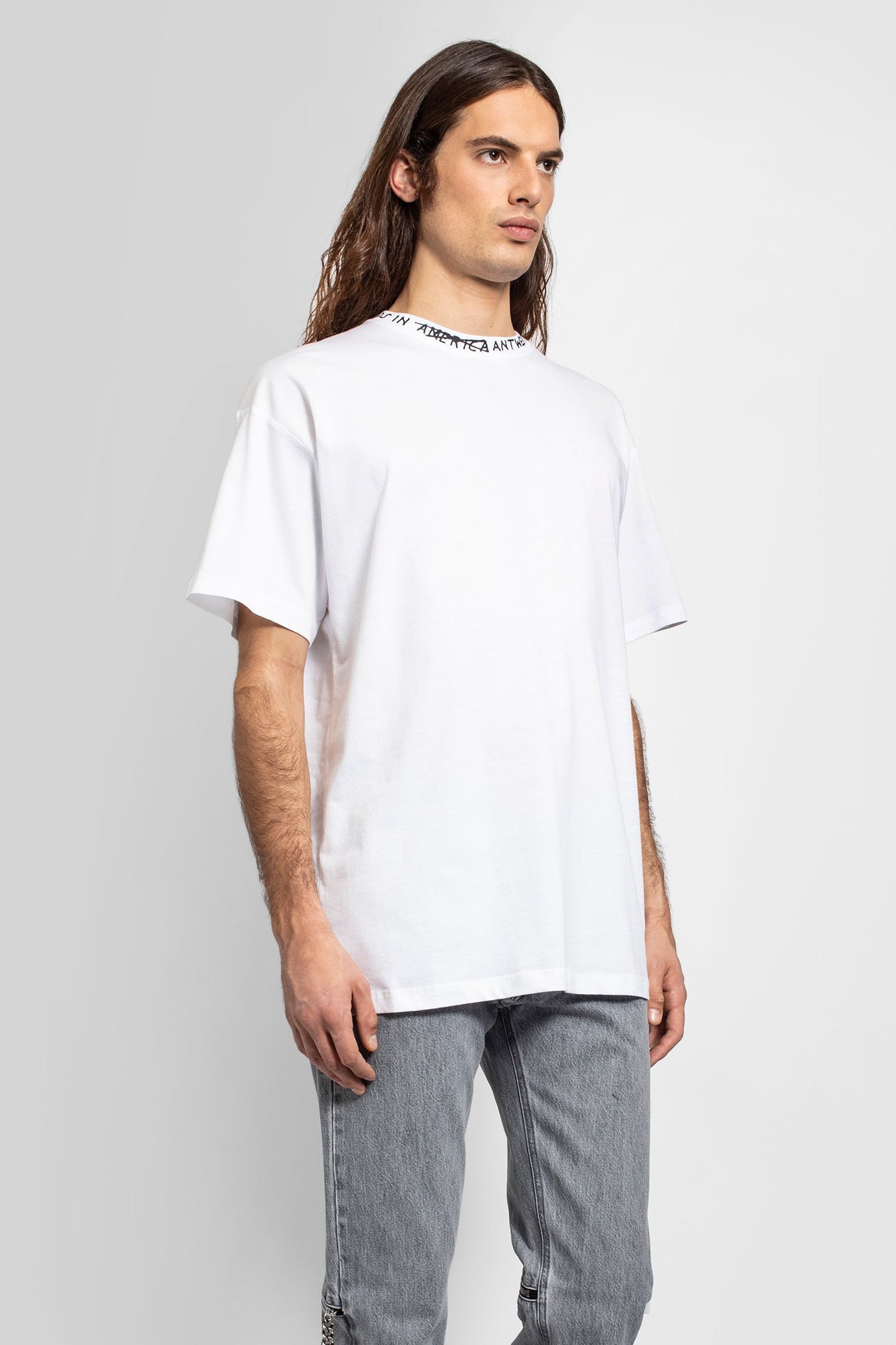 Raf Simons Kids In America Oversized T-shirt In White