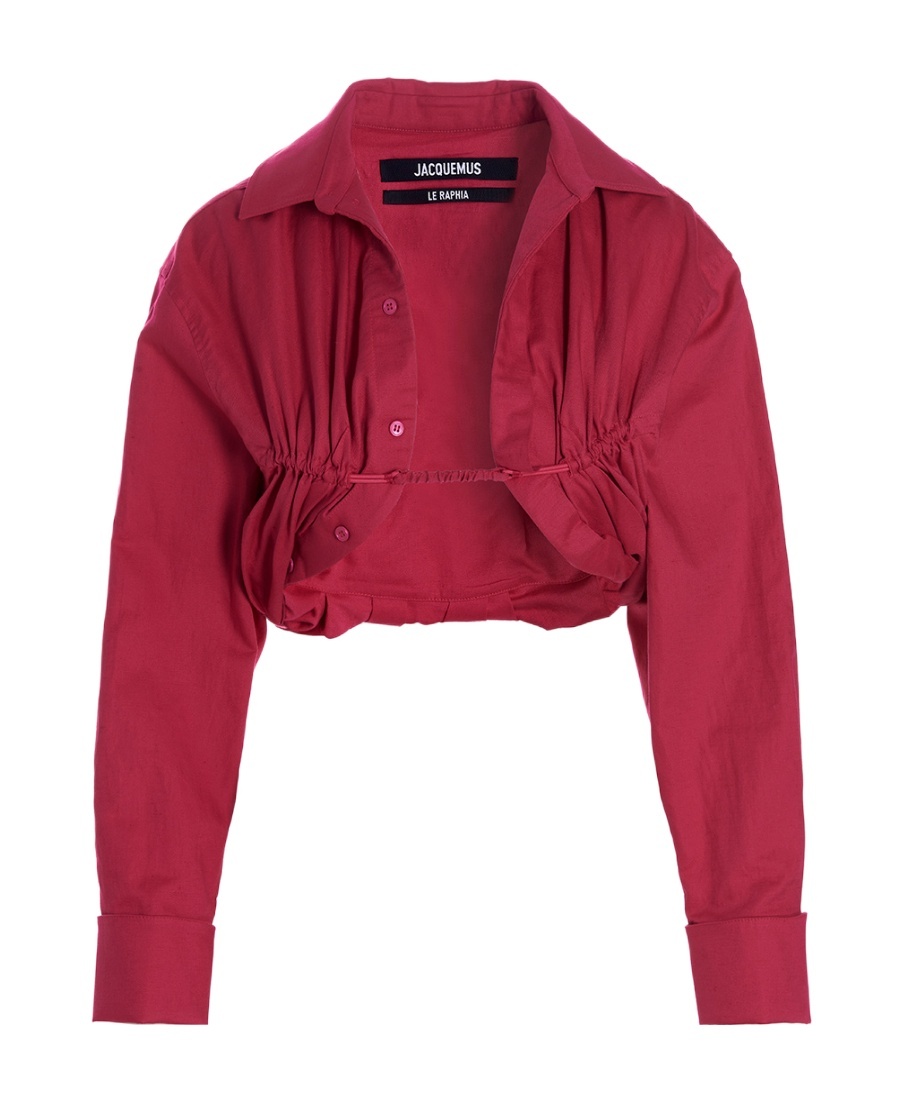 Jacquemus Short Style Shirt In Red