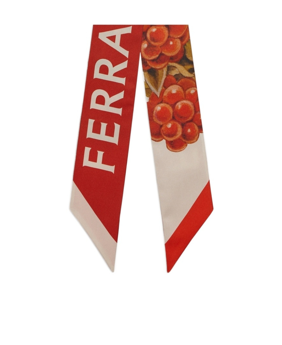 Ferragamo Pattern Scarf In Red